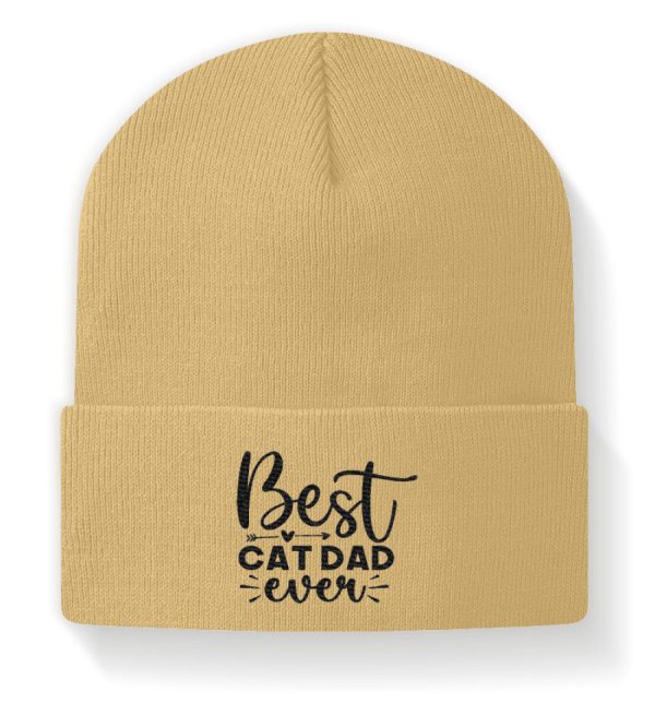Best cat dad ever  - Beanie Online-Verkauf – Bild 3