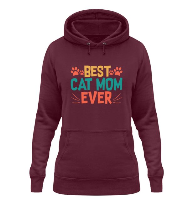 Best cat mom ever bunt  - Damen Hoodie Im Angebot – Bild 2