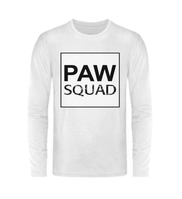 Paw Squad weiß  - Unisex Langarmshirt Jetzt online