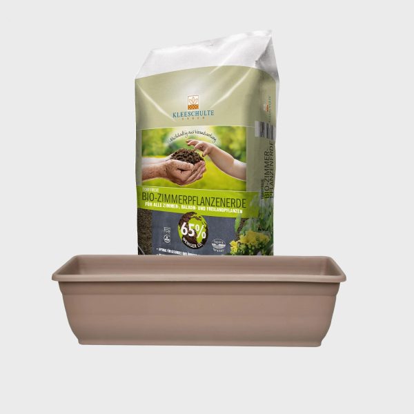 Balkonkasten 60cm mit Erde 10L Rabatt – Bild 2