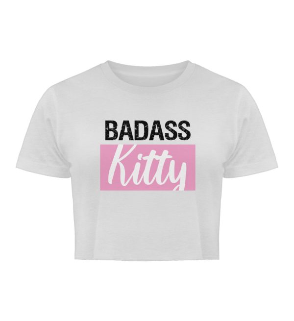 Badass Kitty  - Damen Organic Crop Top Jetzt online