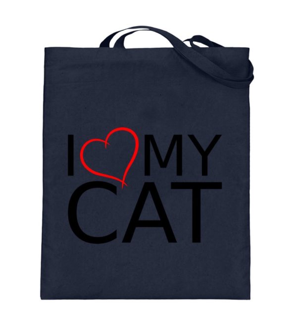 I Love My Cat  - Jutebeutel (mit langen Henkeln) Online-Schn?ppchen – Bild 4