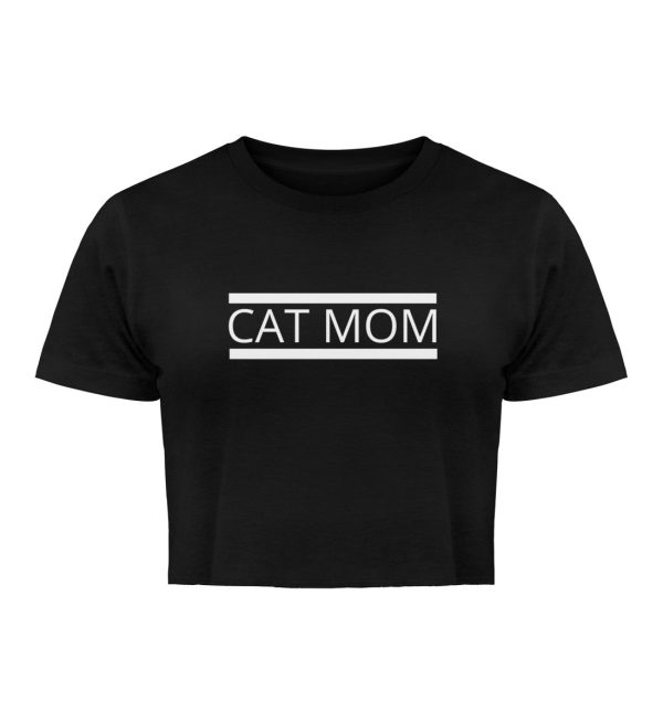 Cat Mom  - Damen Organic Crop Top Verkauf – Bild 2