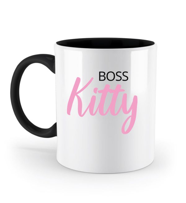 Boss kitty  - Zweifarbige Tasse Im Angebot – Bild 3