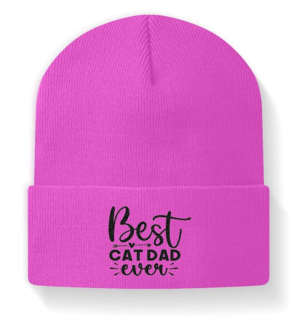 Best cat dad ever  - Beanie Online-Verkauf – Bild 4