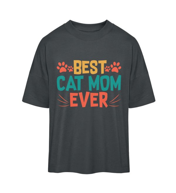 Best cat mom ever bunt  - Organic Oversized Shirt ST ST Online-Schn?ppchen – Bild 3