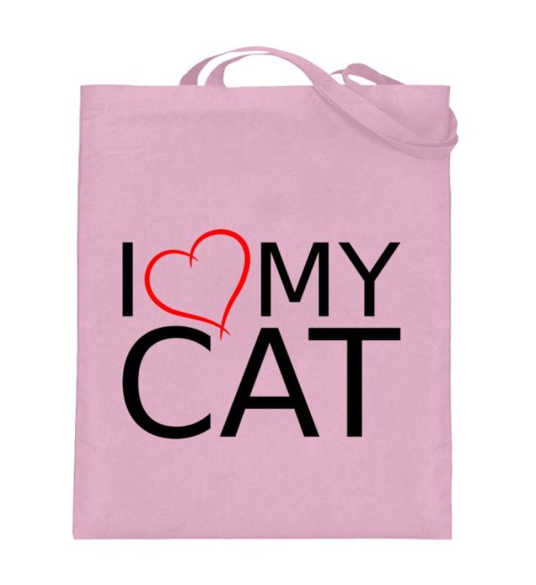 I Love My Cat  - Jutebeutel (mit langen Henkeln) Online-Schn?ppchen – Bild 2