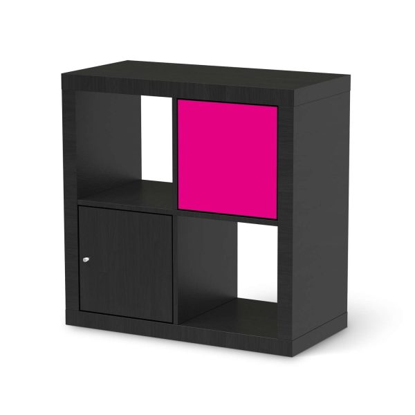 Selbstklebende Folie IKEA Kallax Regal 1 Türe - Design: Pink Dark Angebot – Bild 2