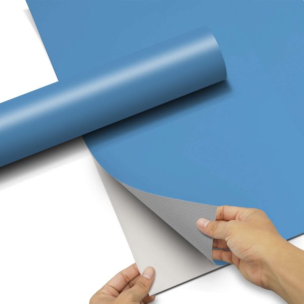 Möbelfolie IKEA Kallax Regal 2 Türen (hoch) - Design: Blau Light Online – Bild 5