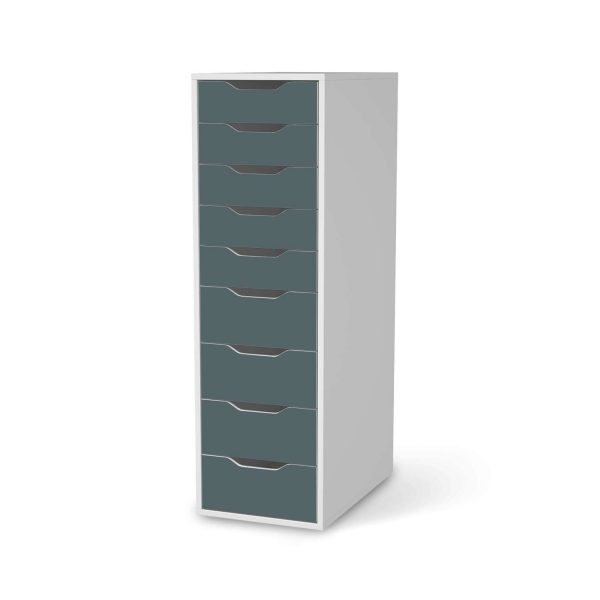 Folie für Möbel IKEA Alex 9 Schubladen (bis 2021) - Design: Blaugrau Light Zu verkaufen