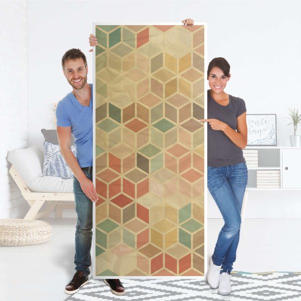 Türfolie - Design: 3D Retro Angebot – Bild 3