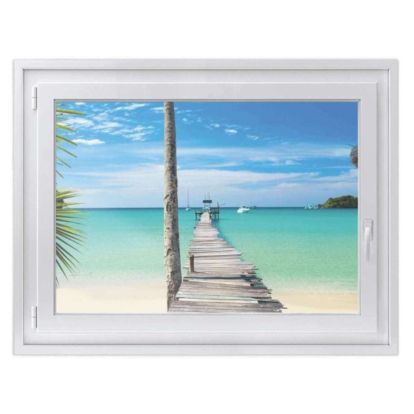Fensterfolie [quer] - Design: Blue Water Jetzt online