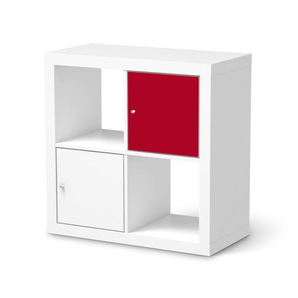 Selbstklebende Folie IKEA Kallax Regal 1 Türe - Design: Rot Dark Zu verkaufen