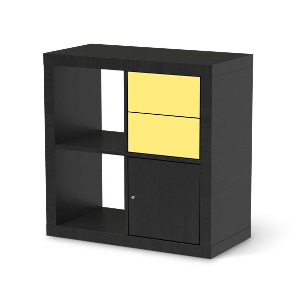 Möbelfolie IKEA Kallax Regal Schubladen - Design: Gelb Light Schn?ppchen – Bild 2