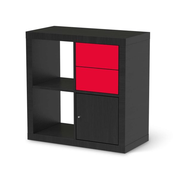 Möbelfolie IKEA Kallax Regal Schubladen - Design: Rot Light Schn?ppchen – Bild 2