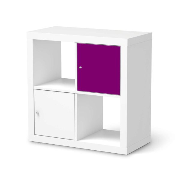 Selbstklebende Folie IKEA Kallax Regal 1 Türe - Design: Flieder Dark Online-Schn?ppchen