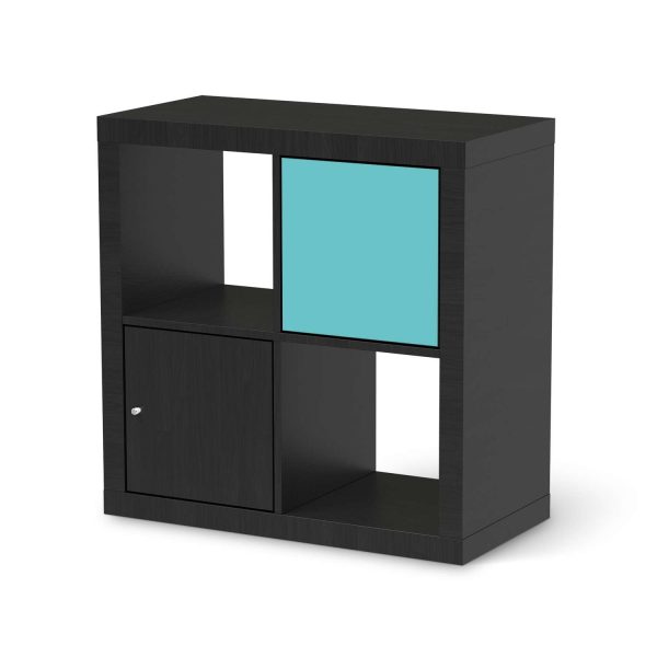 Selbstklebende Folie IKEA Kallax Regal 1 Türe - Design: Türkisgrün Light Zu verkaufen – Bild 2