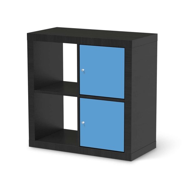 Möbelfolie IKEA Kallax Regal 2 Türen (hoch) - Design: Blau Light Online – Bild 2