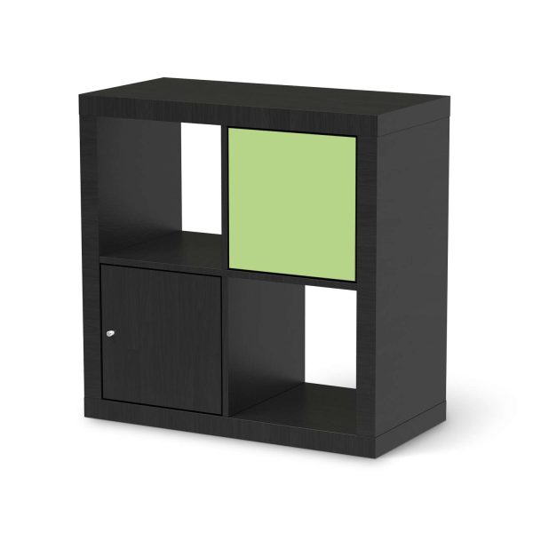 Selbstklebende Folie IKEA Kallax Regal 1 Türe - Design: Hellgrün Light Mode – Bild 2
