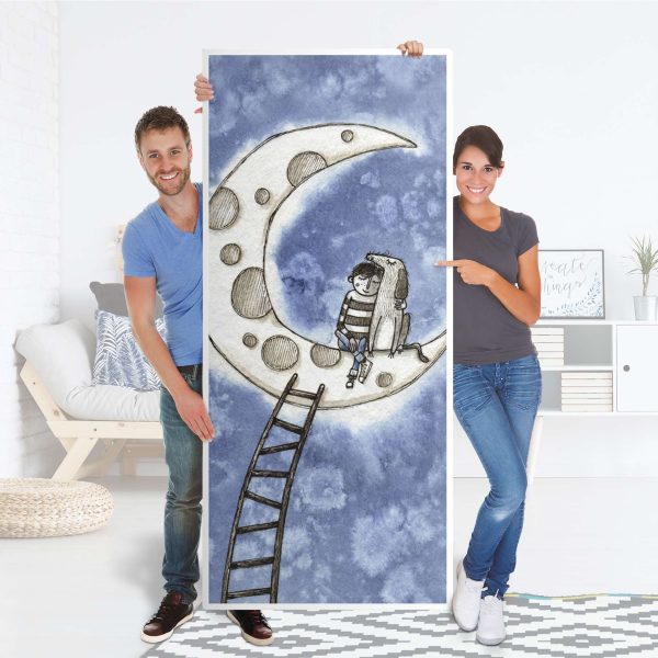 Türfolie - Design: Besuch Online-Schn?ppchen – Bild 3