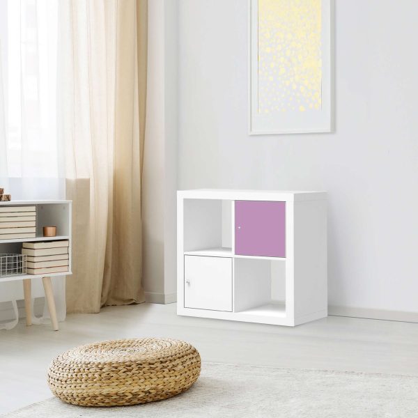 Selbstklebende Folie IKEA Kallax Regal 1 Türe - Design: Flieder Light Online-Verkauf – Bild 3