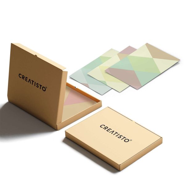 Fliesenaufkleber [hoch] für Küche & Bad - Design: Melitta Pastell Geometrie Rabatt – Bild 5