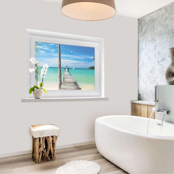 Fensterfolie [quer] - Design: Blue Water Jetzt online – Bild 2