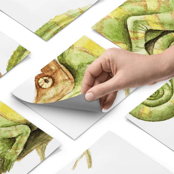Fliesenfolie [quer] für Küche & Bad - Design: Chameleon Verkauf – Bild 3