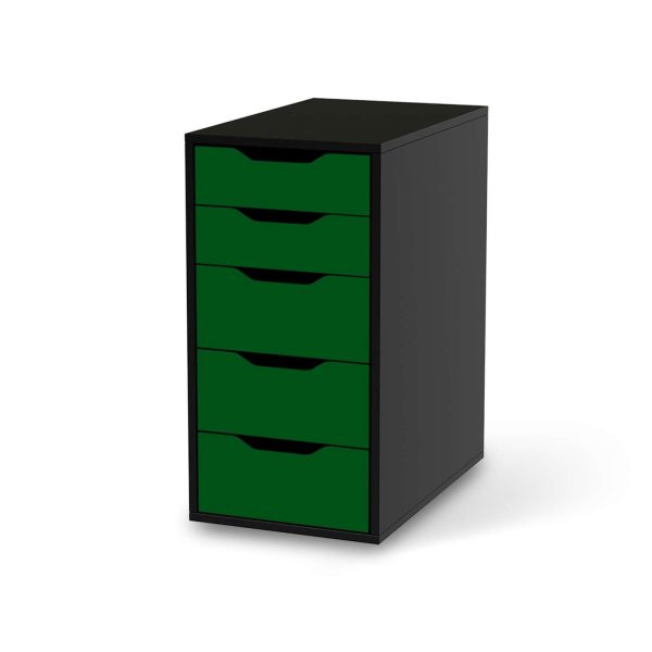 Klebefolie für Möbel IKEA Alex 5 Schubladen (bis 2021) - Design: Grün Dark Rabatt – Bild 2