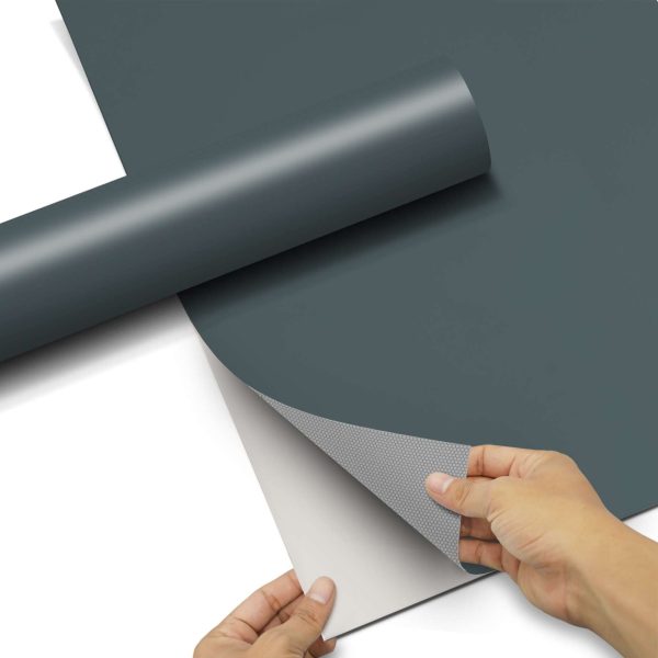 Möbelfolie IKEA Kallax Regal 2 Türen (quer) - Design: Blaugrau Light Jetzt online – Bild 5