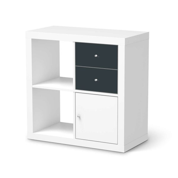 Möbelfolie IKEA Kallax Regal Schubladen - Design: Blaugrau Dark Zu verkaufen