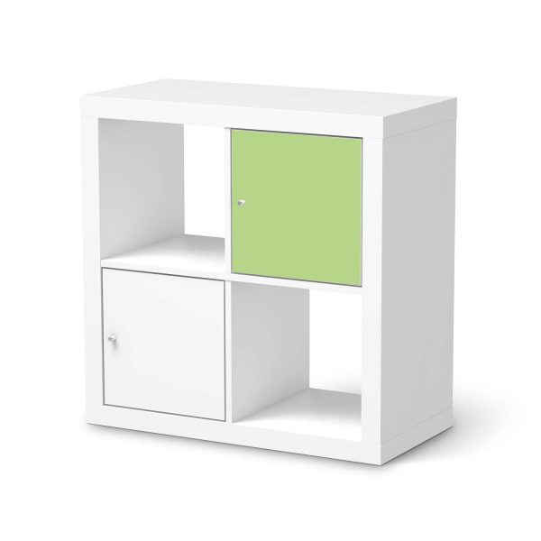 Selbstklebende Folie IKEA Kallax Regal 1 Türe - Design: Hellgrün Light Mode