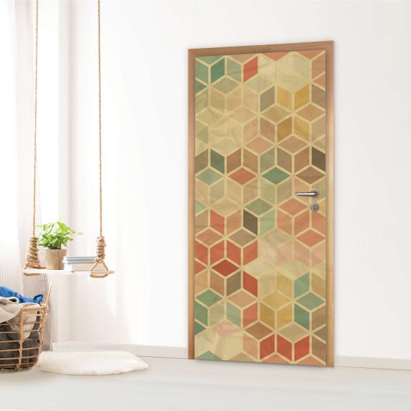 Türfolie - Design: 3D Retro Angebot