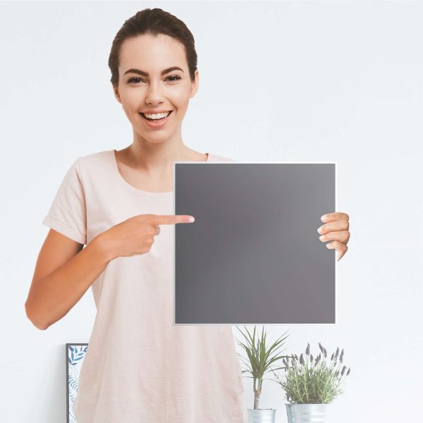 Selbstklebende Folie IKEA Kallax Regal 1 Türe - Design: Grau Light Jetzt online – Bild 4