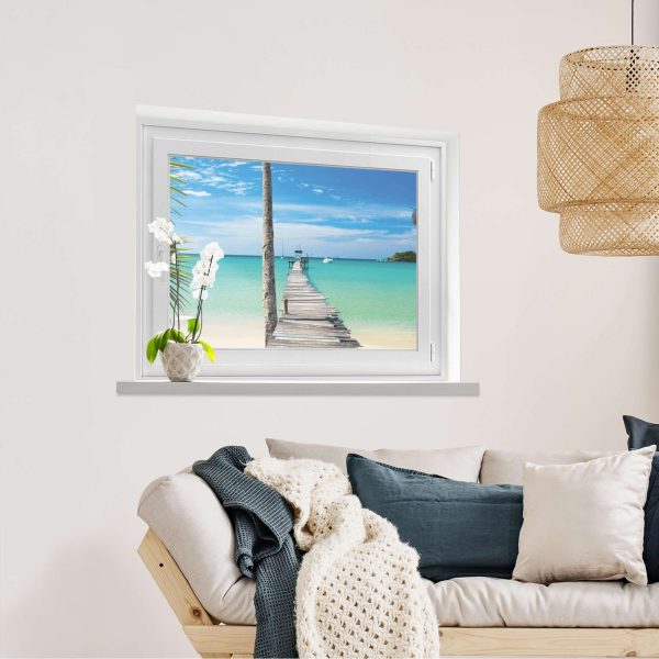 Fensterfolie [quer] - Design: Blue Water Jetzt online – Bild 3