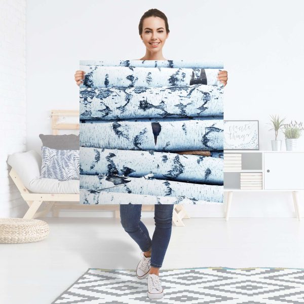 Folienbogen (90x90 cm) - Design: Weisses Buschwerk Online – Bild 2