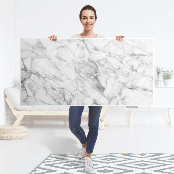 Tischfolie - Design: Marmor weiß Online – Bild 3
