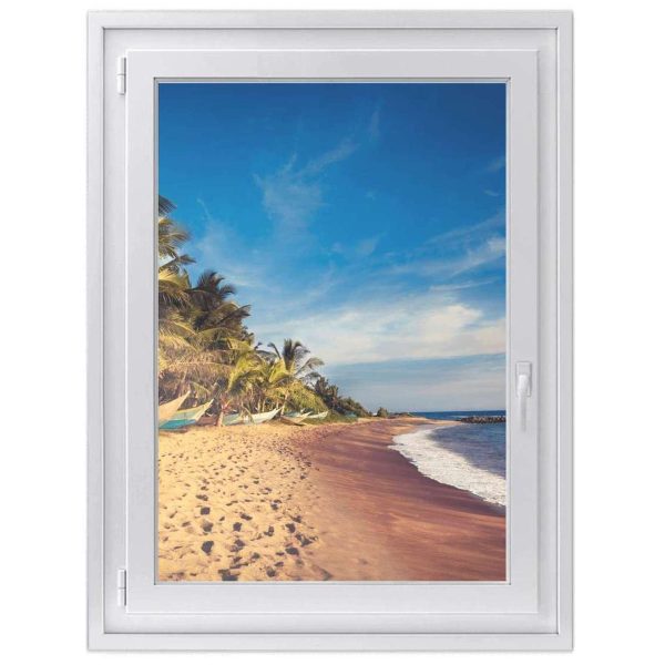 Fensterfolie [hoch] - Design: Longboat Beach Mode