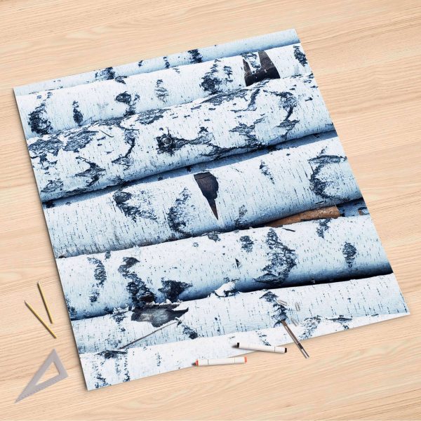 Folienbogen (90x90 cm) - Design: Weisses Buschwerk Online
