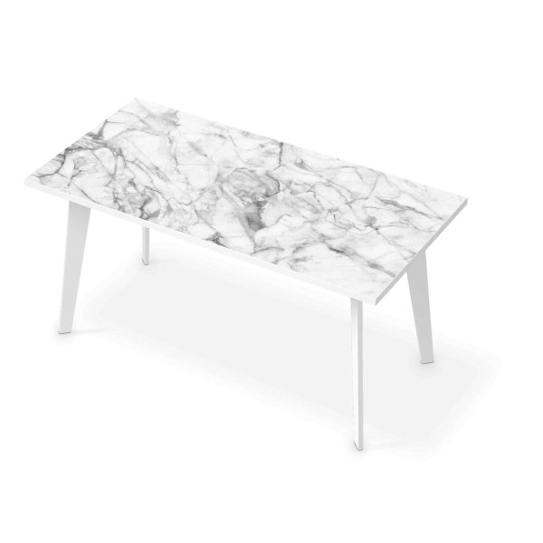 Tischfolie - Design: Marmor weiß Online